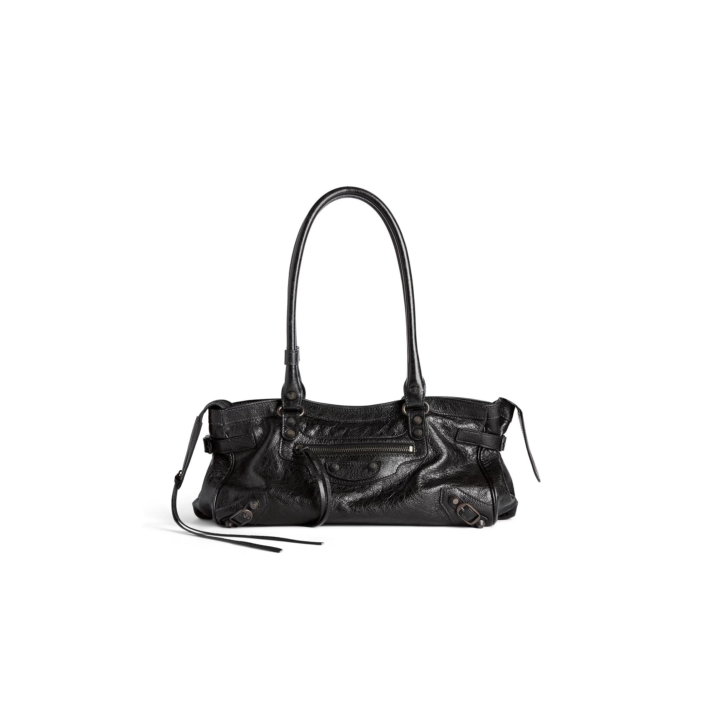 Ba1en*iaga women''s le city bag east-west in black 8457042abek1000 (39.8*17.7*14.9cm)